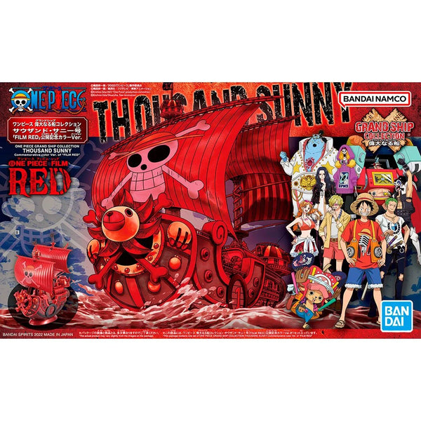 THOUSAND SUNNY GRAND SHIP COLLECTION VER. FILM RED - One Piece Model Kit - Bandai