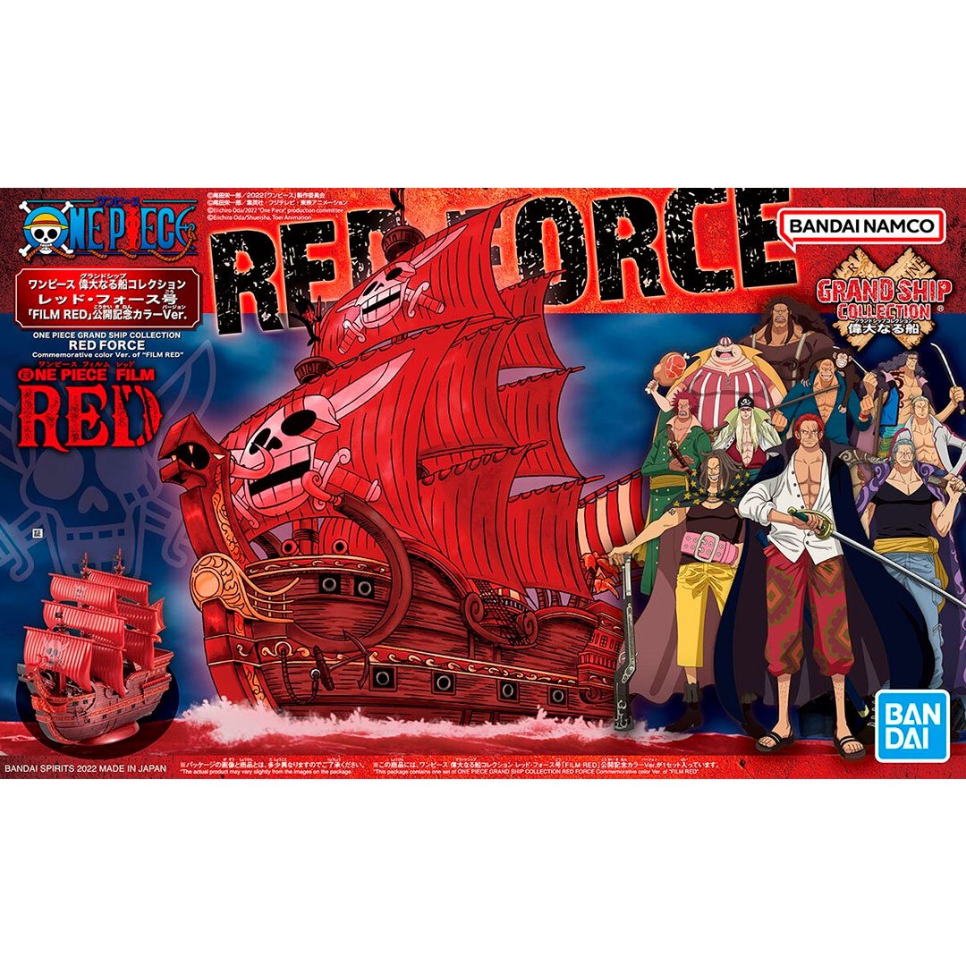 RED FORCE GRAND SHIP COLLECTION VER. FILM RED - One Piece Model Kit - Bandai