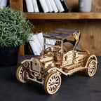 Automóvil Retro - Puzzle 3D de Madera - Ugears
