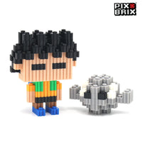 Brock y Geodude Armable 3D - Pokemon - Pix Brix