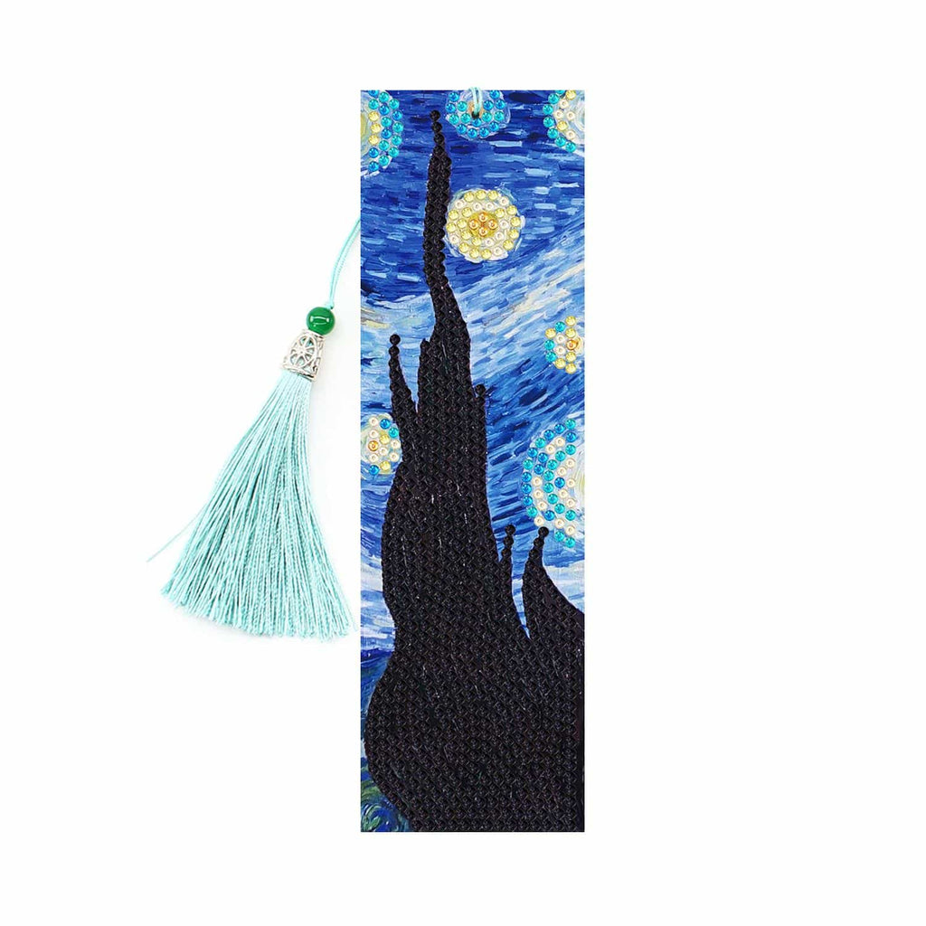 Marcador de Libro - NOCHE ESTRELLADA - Pinturas de Diamantes