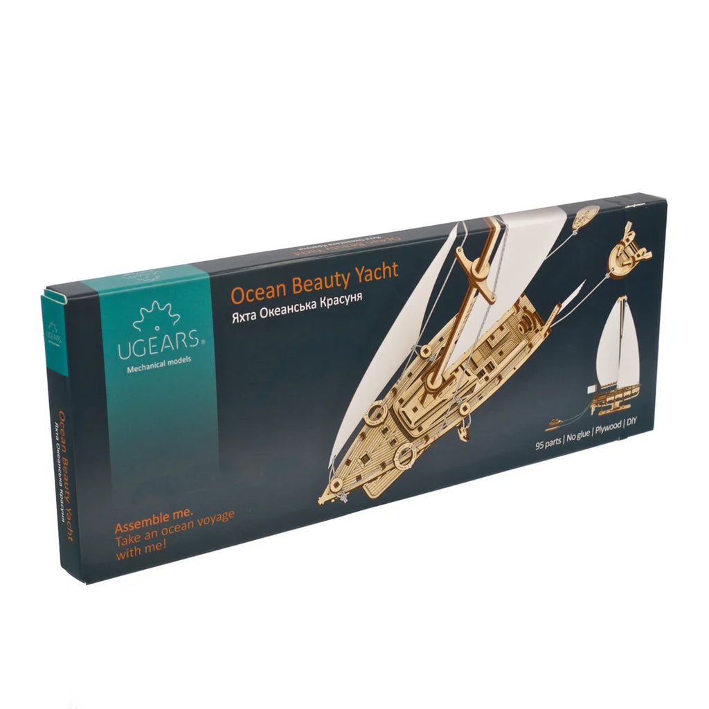 Mini Yate (Ocean Beaut Yacht) - Puzle 3D de Madera - Ugears