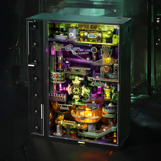 Alchemy City Laberinto  - Marble Runner - Maqueta de Madera ROKR