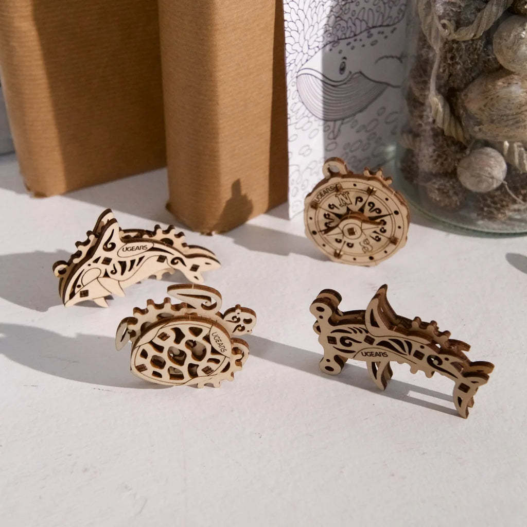 U-Figets Atlantic Ocean - Puzle 3D de Madera - Ugears