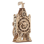 Torre de Reloj Antigua - Puzzle 3D de Madera - Ugears