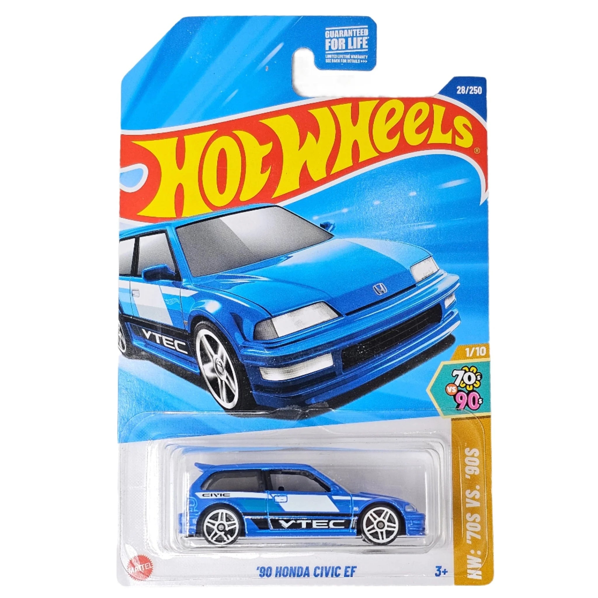 90 Honda Civic Ef - 70S vs 90S 1/10 - Hot Wheels