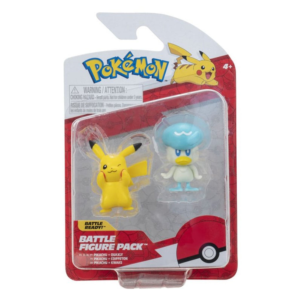 Pikachu y Coiffeton - Figura Pokemon  - Jazwares