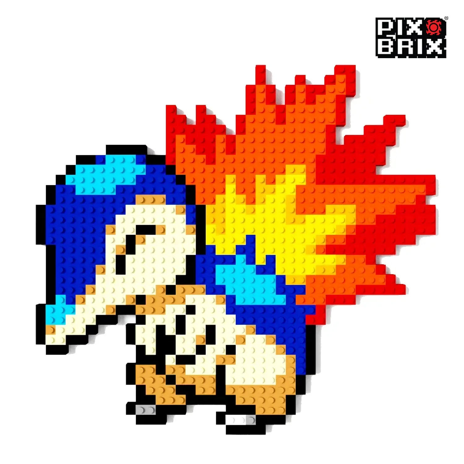 Cyndaquill Puzzle 2D - 30 x 32cm - Pokemon - Pix Brix