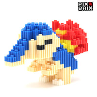 Cyndaquill Armable 3D - Pokemon - Pix Brix