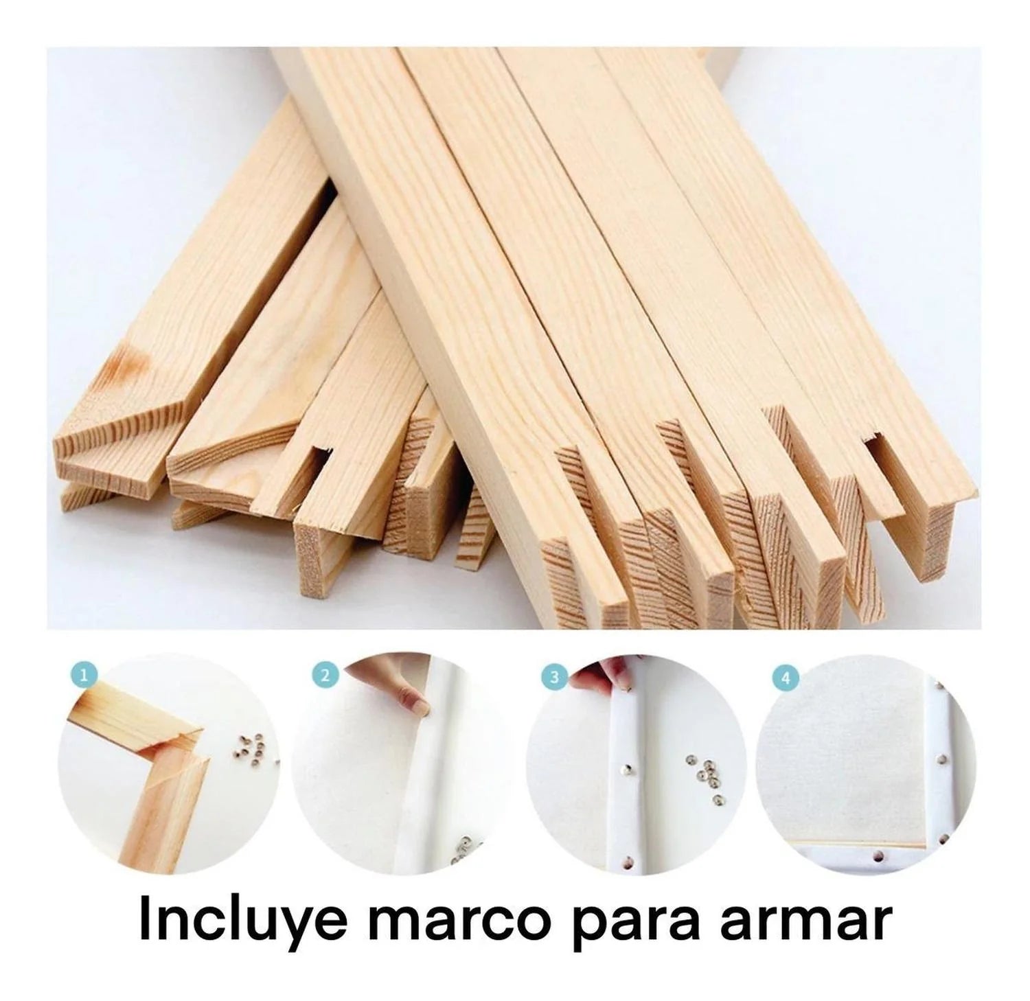 Nueva York Urbano 40x50 cm - Pinturas por Número con Bastidor