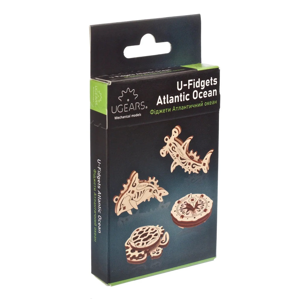 U-Figets Atlantic Ocean - Puzle 3D de Madera - Ugears