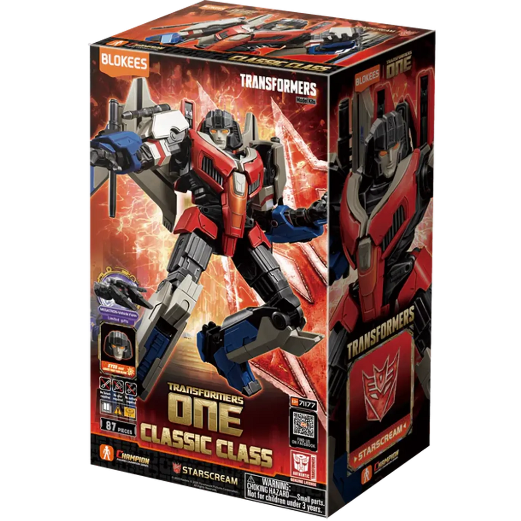 Starscream - Classic Class 16 - Transformers One - Model Kit Articulado - BLOKEES