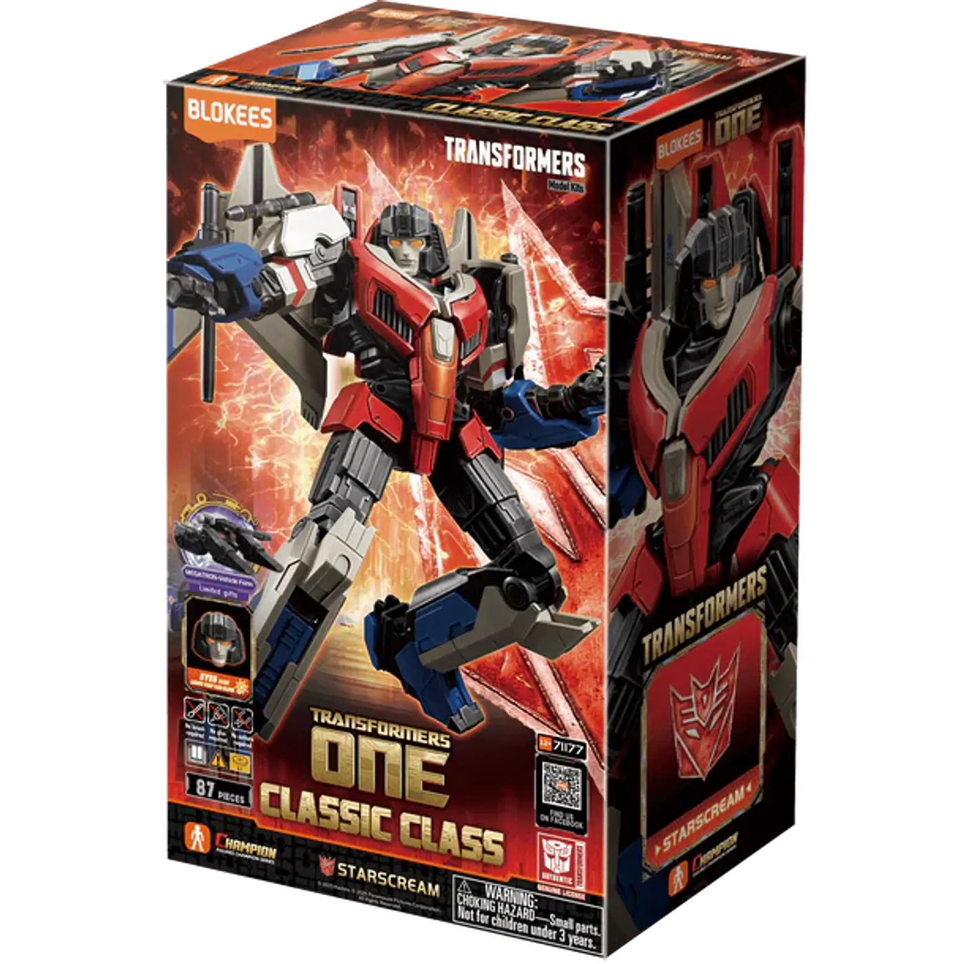 Starscream - Classic Class 16 - Transformers One - Model Kit Articulado - BLOKEES