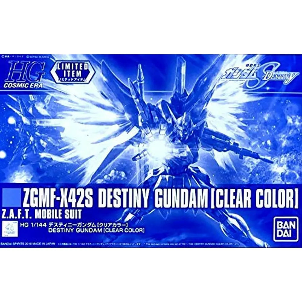 HG 1/144 DESTINY GUNDAM [CLEAR COLOR] - Model Kit Articulado - Bandai