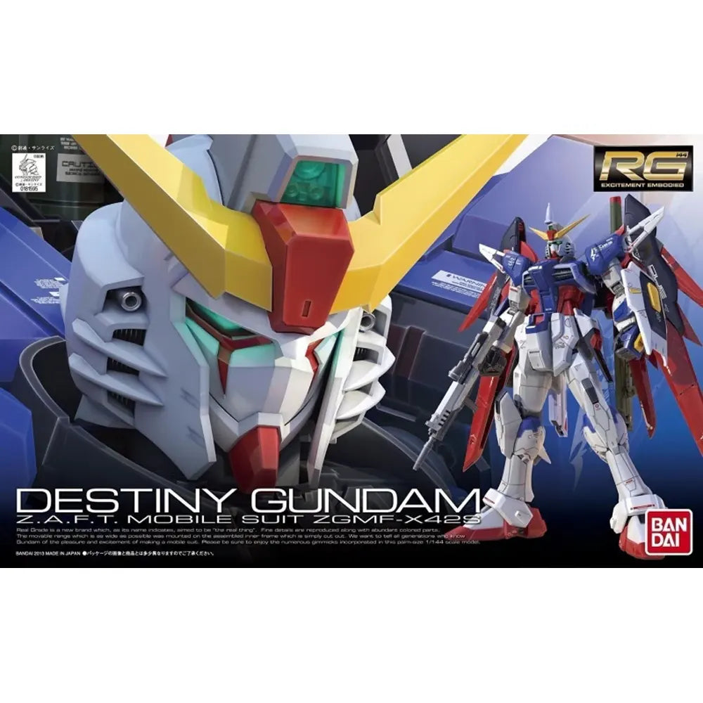 RG 1/144 DESTINY GUNDAM - Model Kit Articulado - Bandai