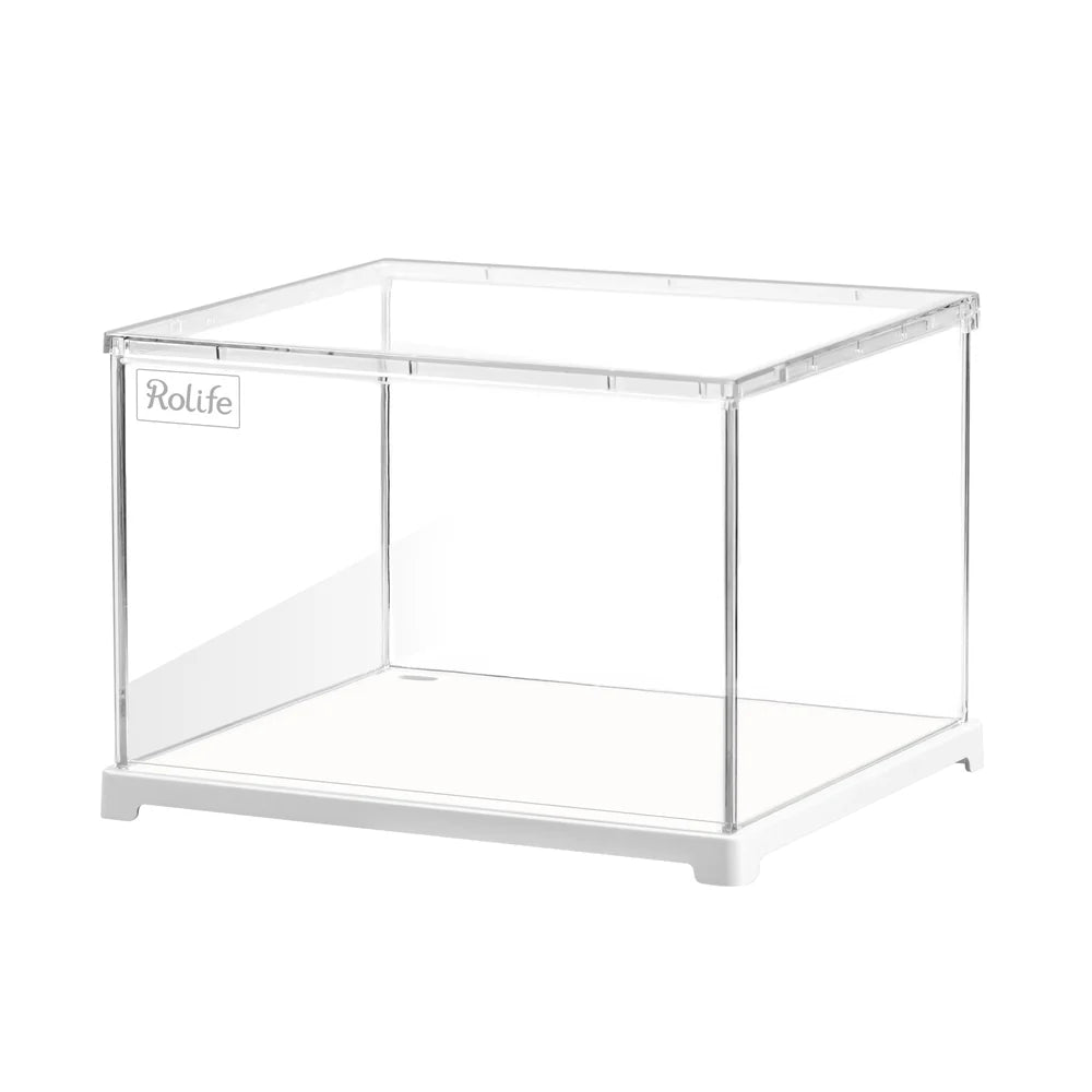 Cubierta Acrilica - DF04L - Caja Exhibidor Crystal Clear Miniature House - 20.5 x 17.7 x 13.7 cm - Rolife