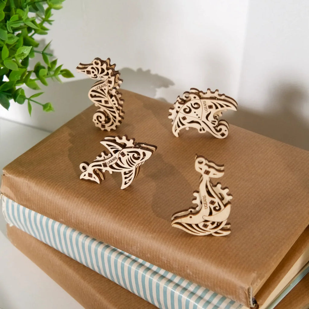 U-Figets Pacific Ocean - Puzle 3D de Madera - Ugears