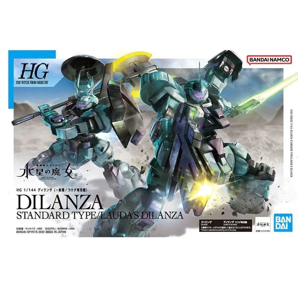 HG 1/144 DILANZA STANDARD TYPE/LAUDA’S DILANZA - Model Kit Articulado - Bandai