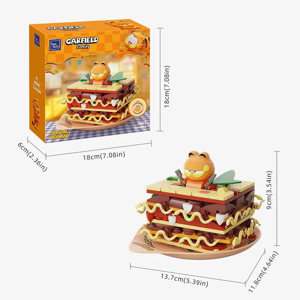Garfield Lasagna - Armables con Bloques - Pantasy