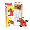 Dragón Rojo - Puzzle 3D de Cartón - Eugy Dodoland