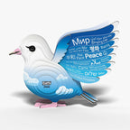 Paloma Blanca - Puzzle 3D de Cartón - Eugy Dodoland