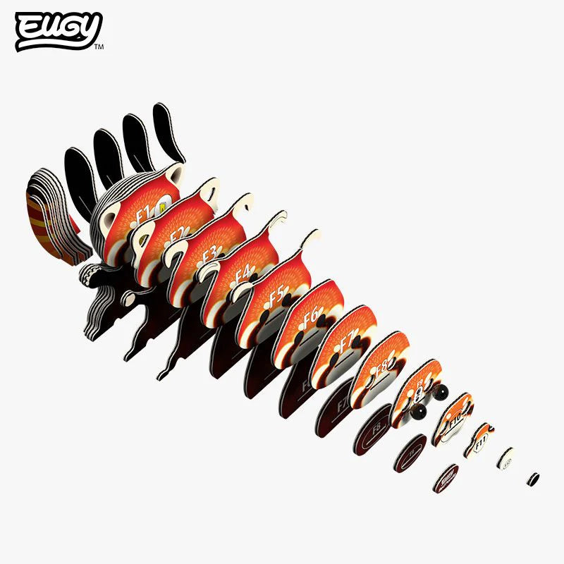 Red Panda - Puzzle 3D de Cartón - Eugy Dodoland