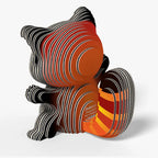 Red Panda - Puzzle 3D de Cartón - Eugy Dodoland