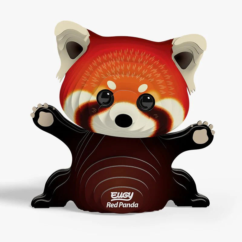 Red Panda - Puzzle 3D de Cartón - Eugy Dodoland
