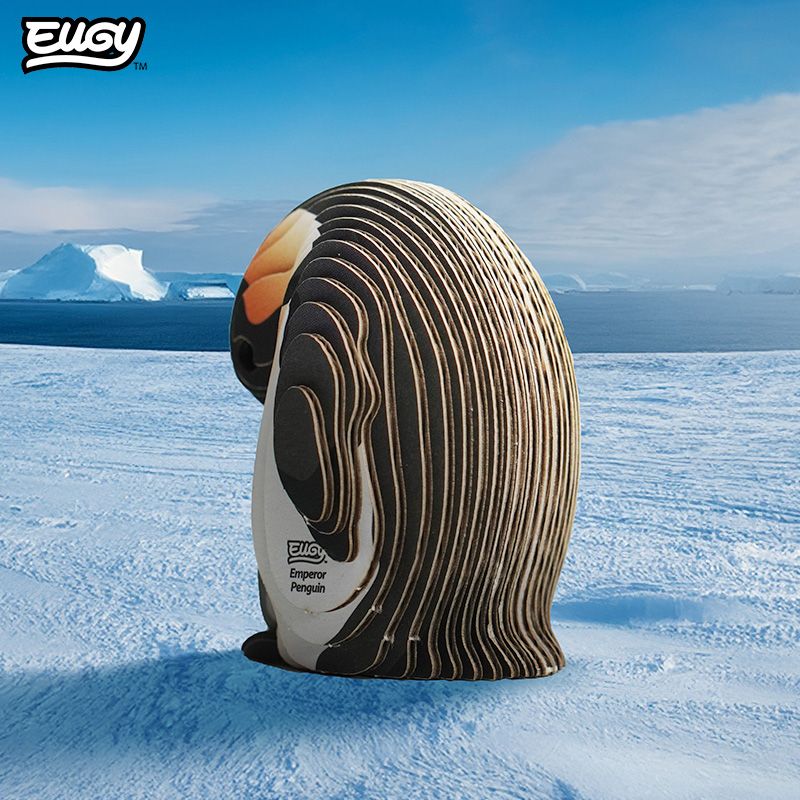 Pinguino Emperador - Puzzle 3D de Cartón - Eugy Dodoland