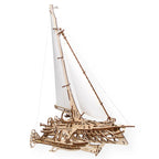 Velero - Trimaran Merihobus - Puzzle 3D de Madera - Ugears