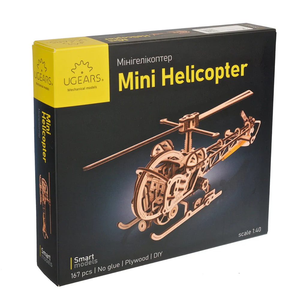 Mini Helicopter - Maqueta de Madera - Ugears