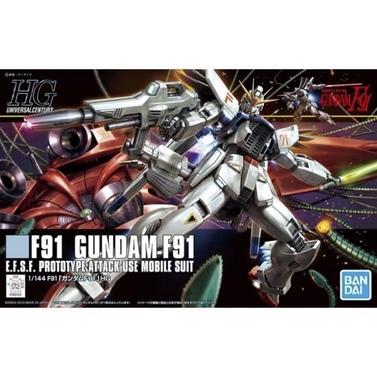 1/144 HGUC GUNDAM F91 - Model Kit Articulado - Bandai