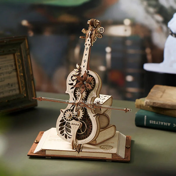 Magic Cello - Caja Musical Armable - Robotime