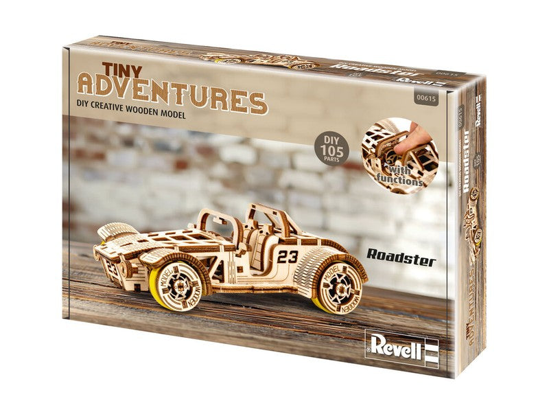 ROADSTER TINY ADVENTURES 00615 - Maqueta de Madera - REVELL