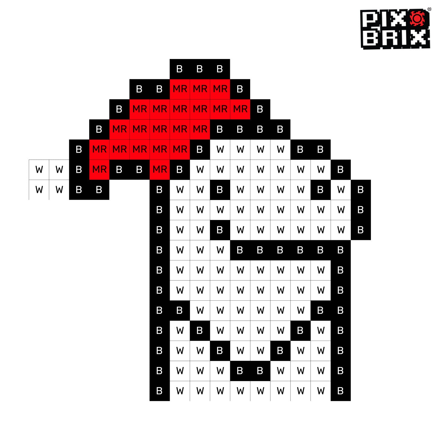 Flork 2D 10cm x 10cm - Pix Brix