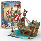 Barco Pirata - Rompecabezas 3D