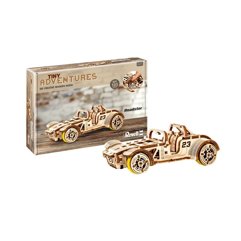 ROADSTER TINY ADVENTURES 00615 - Maqueta de Madera - REVELL