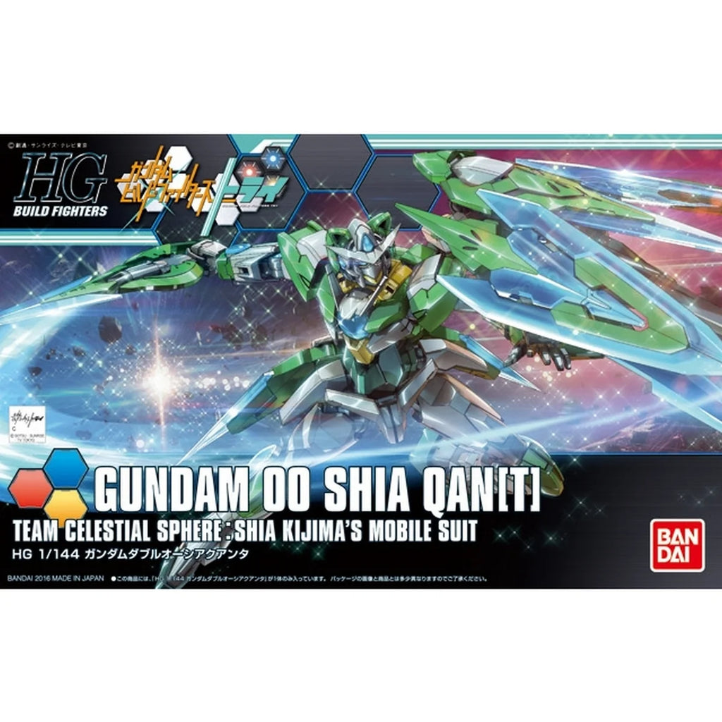 HGBF 1/144 GUNDAM OO SHIA QAN[T] - Model Kit Articulado - Bandai