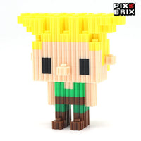 Street Fighter® - Guile - Pix Brix 3D