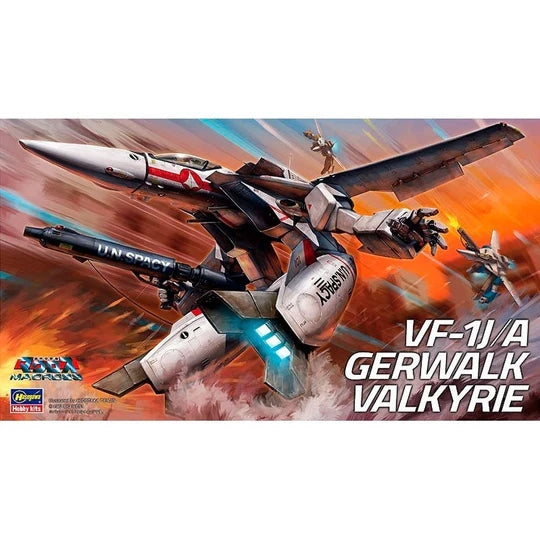 VF-1J/A Gerwalk Valkyrie MACROSS - Model Kit - HASEGAWA