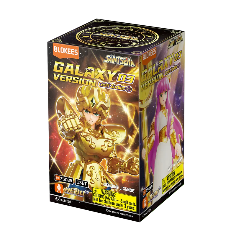 Figura Sorpresa - Saint Seiya Galaxy Version 03 - Gold Zodiac - Model Kit - BLOKEES