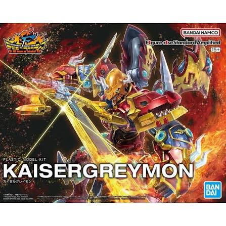 KAISERGREYMON - Figure Rise Standard Amplified - Digimon Model Kit Articulado - Bandai