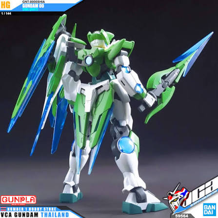 HGBF 1/144 GUNDAM OO SHIA QAN[T] - Model Kit Articulado - Bandai