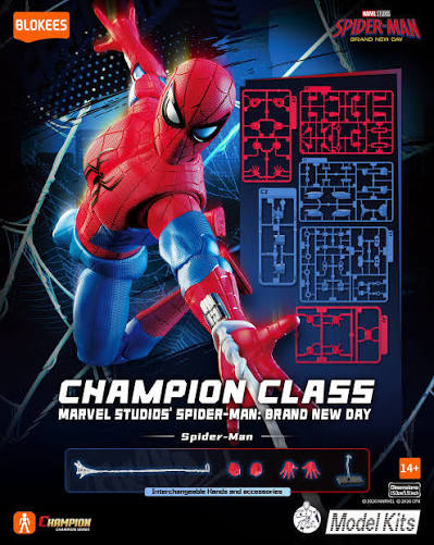 Spider-Man - Marvel Brand New Day - Champion Class 13 - Model Kit Articulado - BLOKEES