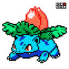 Ivysaur Puzzle 2D- 40 x 45cm - Pix Brix