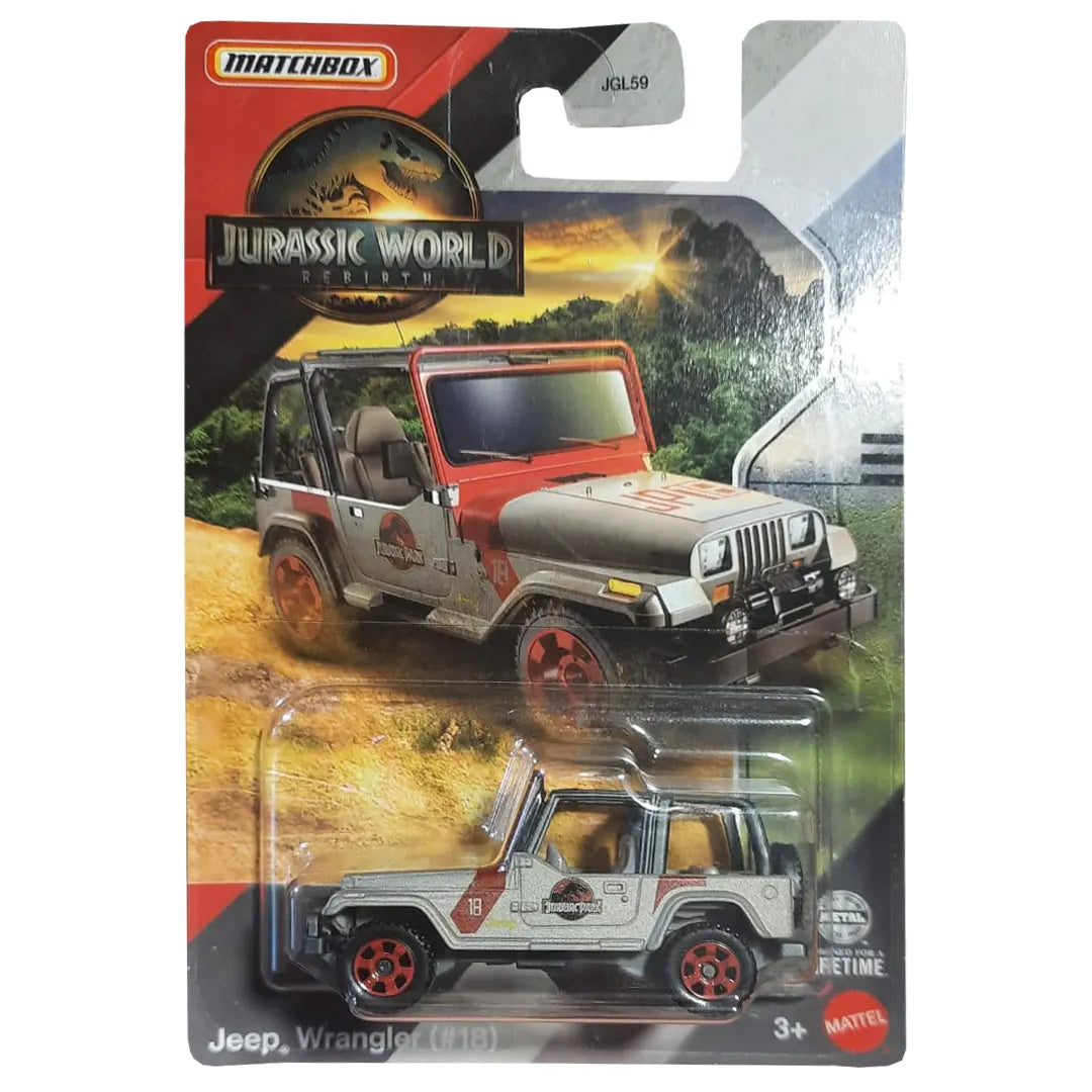 Jeep Wrangler (#18) - Jurassic World Rebirth - 2025 - Matchbox