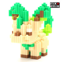 Leafeon Armable 3D - Pokemon - Pix Brix