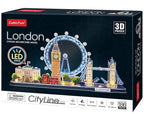 LED London City Line - Architecture Model - Rompecabezas 3D