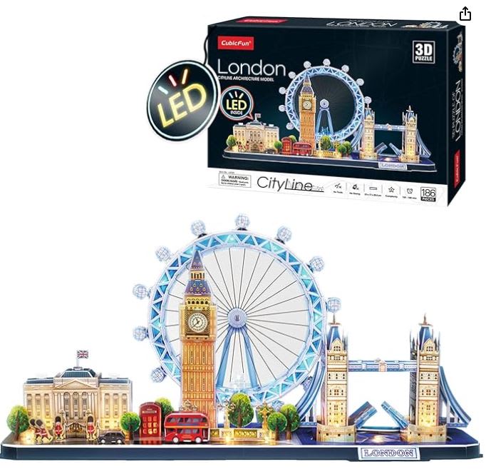 LED London City Line - Architecture Model - Rompecabezas 3D