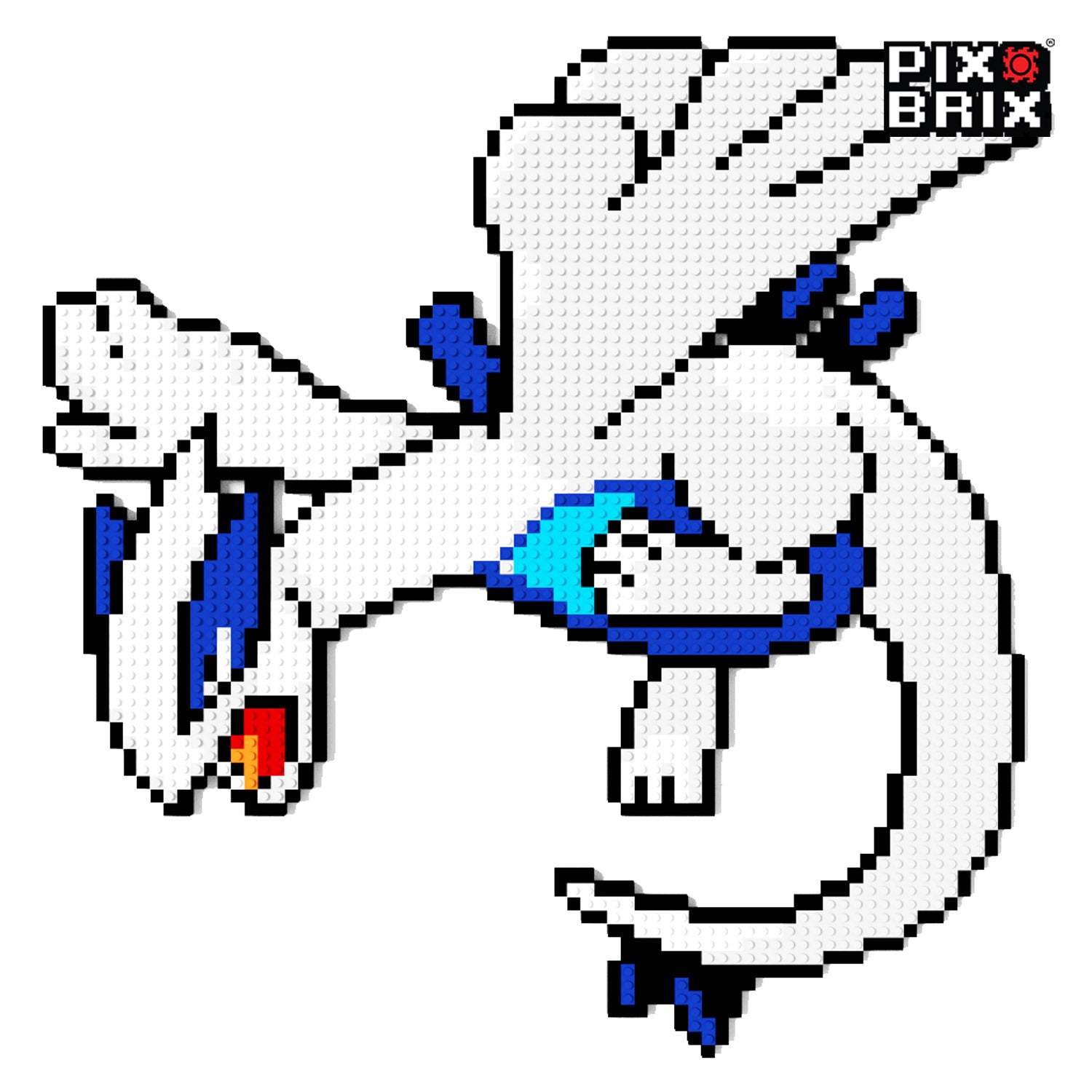 Lugia Puzzle 2D- 59 x 59cm - Pix Brix